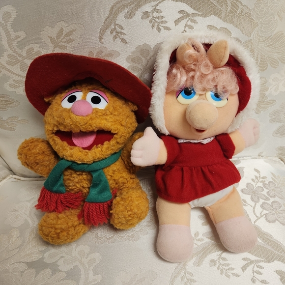 Vintage Baby Miss Piggy and Fozzie Bear - Picture 1 of 12